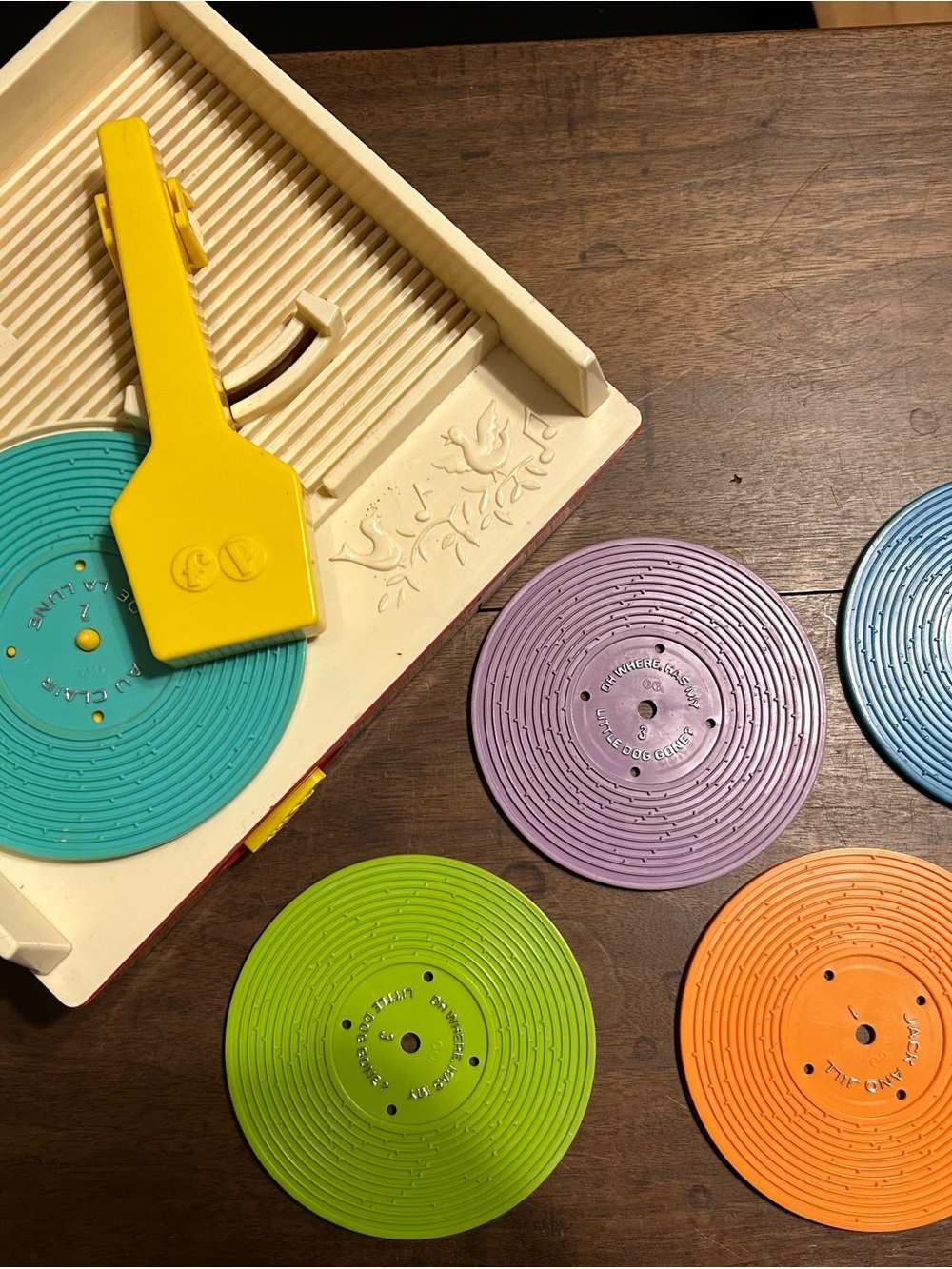 Fisher Price Record Player and records- vintage